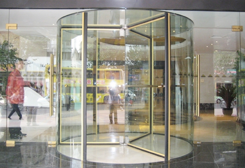 三翼手动水晶门